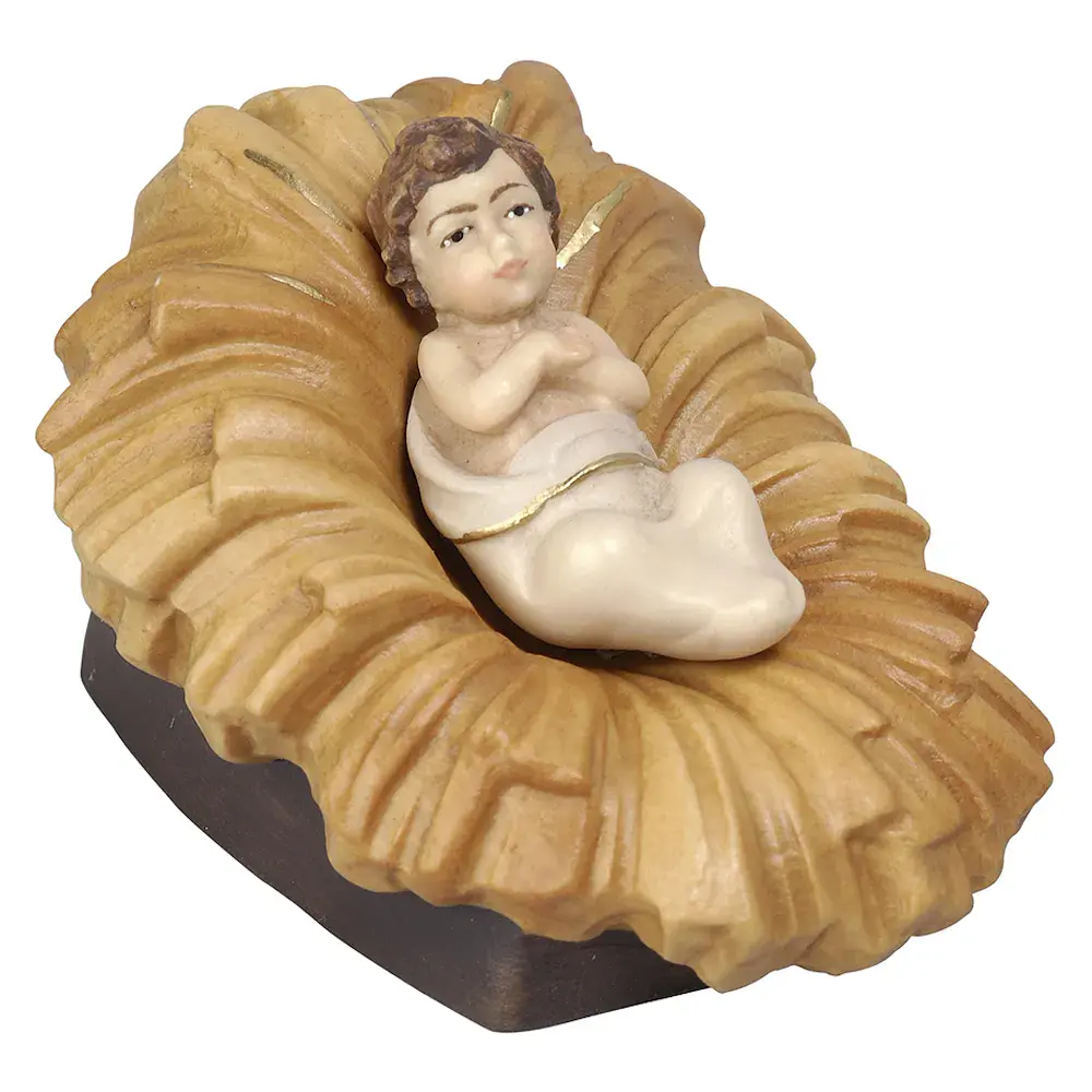 The Infant Jesus with cradle