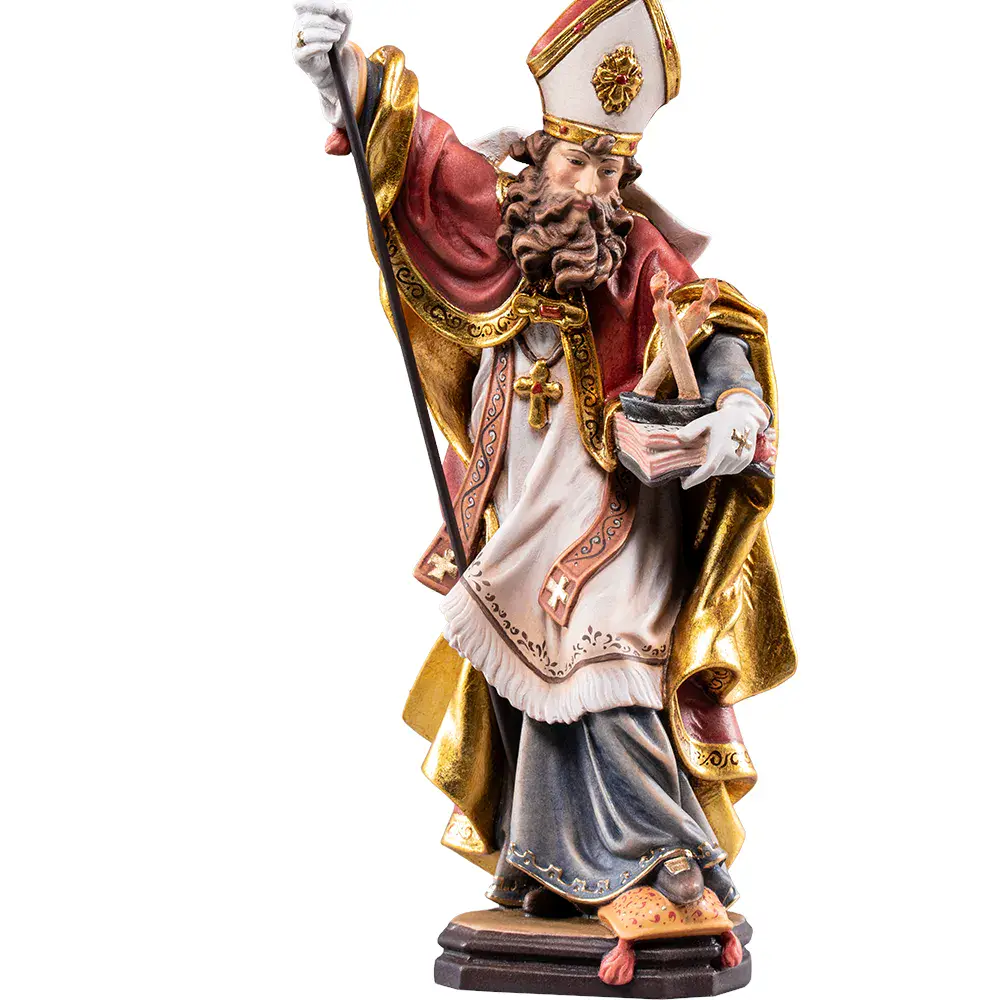 San Biagio con candele e libro