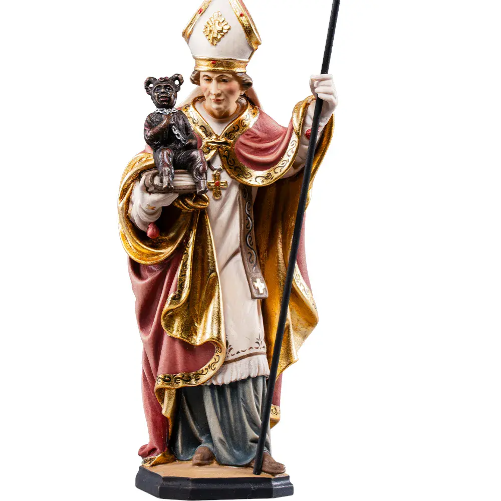 S. Osvaldo di Worcester con diavolo