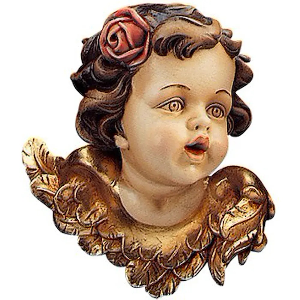 Cherubino con rosa