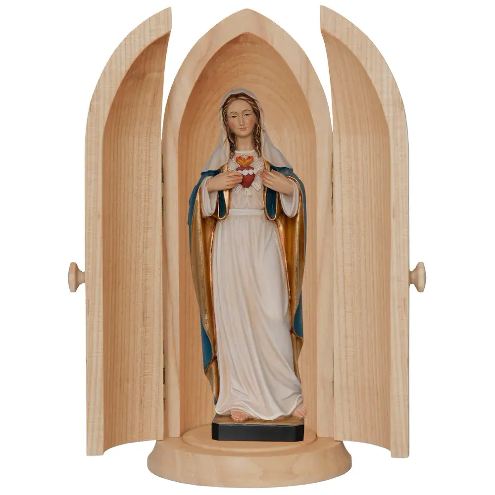 Nische mit Herz Maria