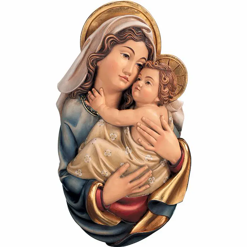 Half-length Madonna without angels