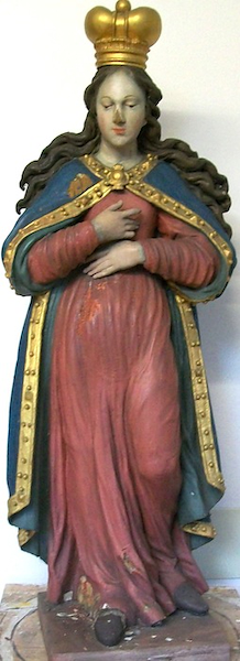 Virgen de los años 1950