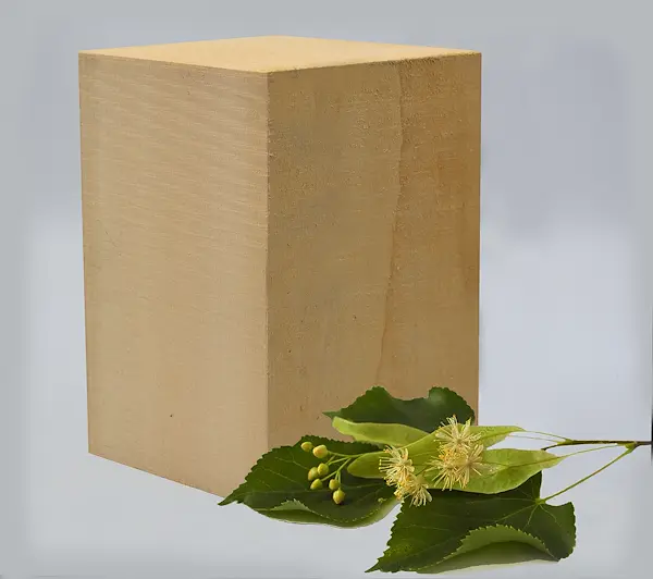 Bloque de madera de tilo