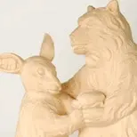 Orso e lepre con coccinella