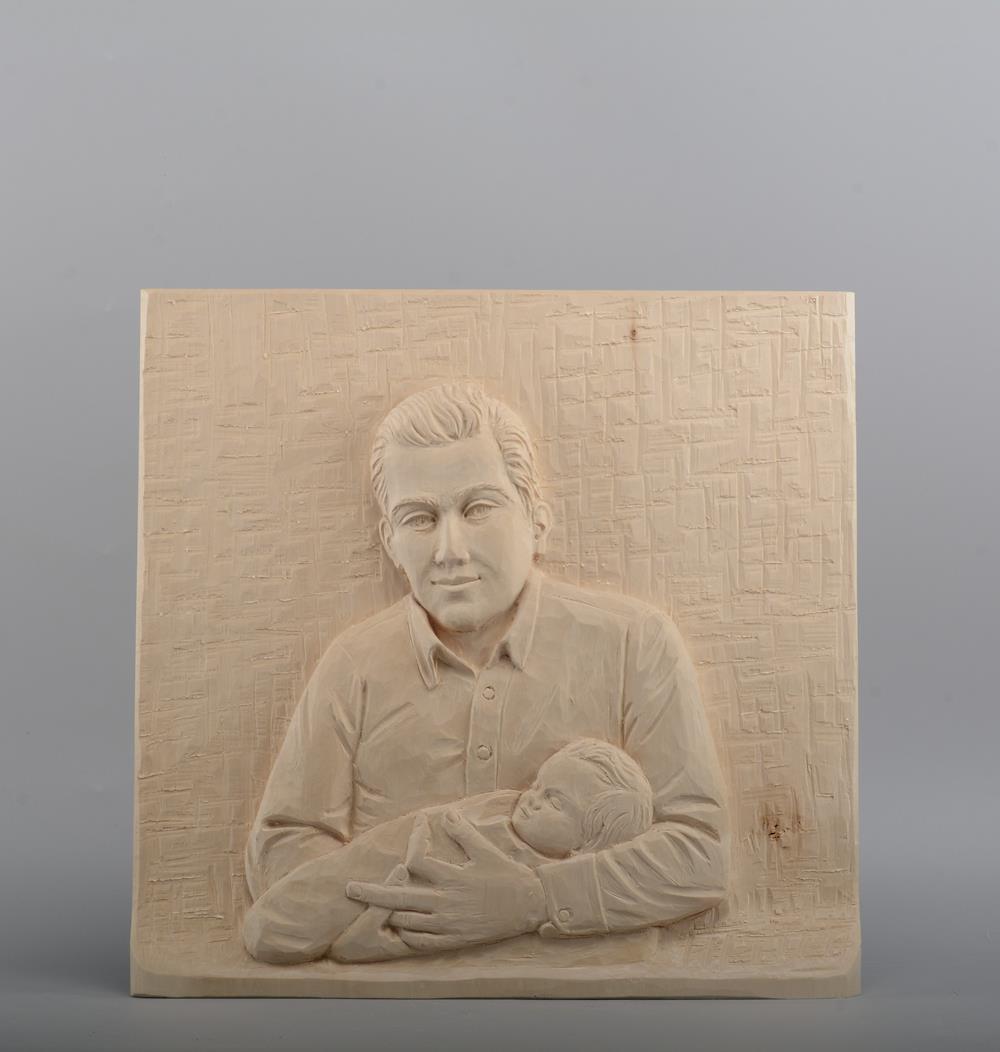 Personalisierte Reliefskulptur