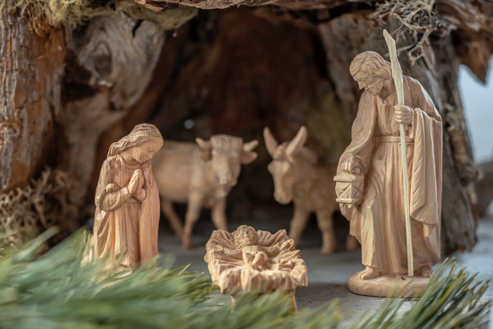 presepio in cirmolo