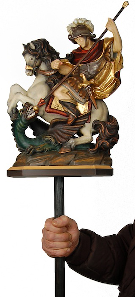 St. George on a horse