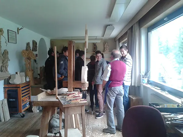 Visita della 2a superiore dell'Istituto tecnico industriale 'Max Valier' di Bolzano al laboratorio DEMI ART
